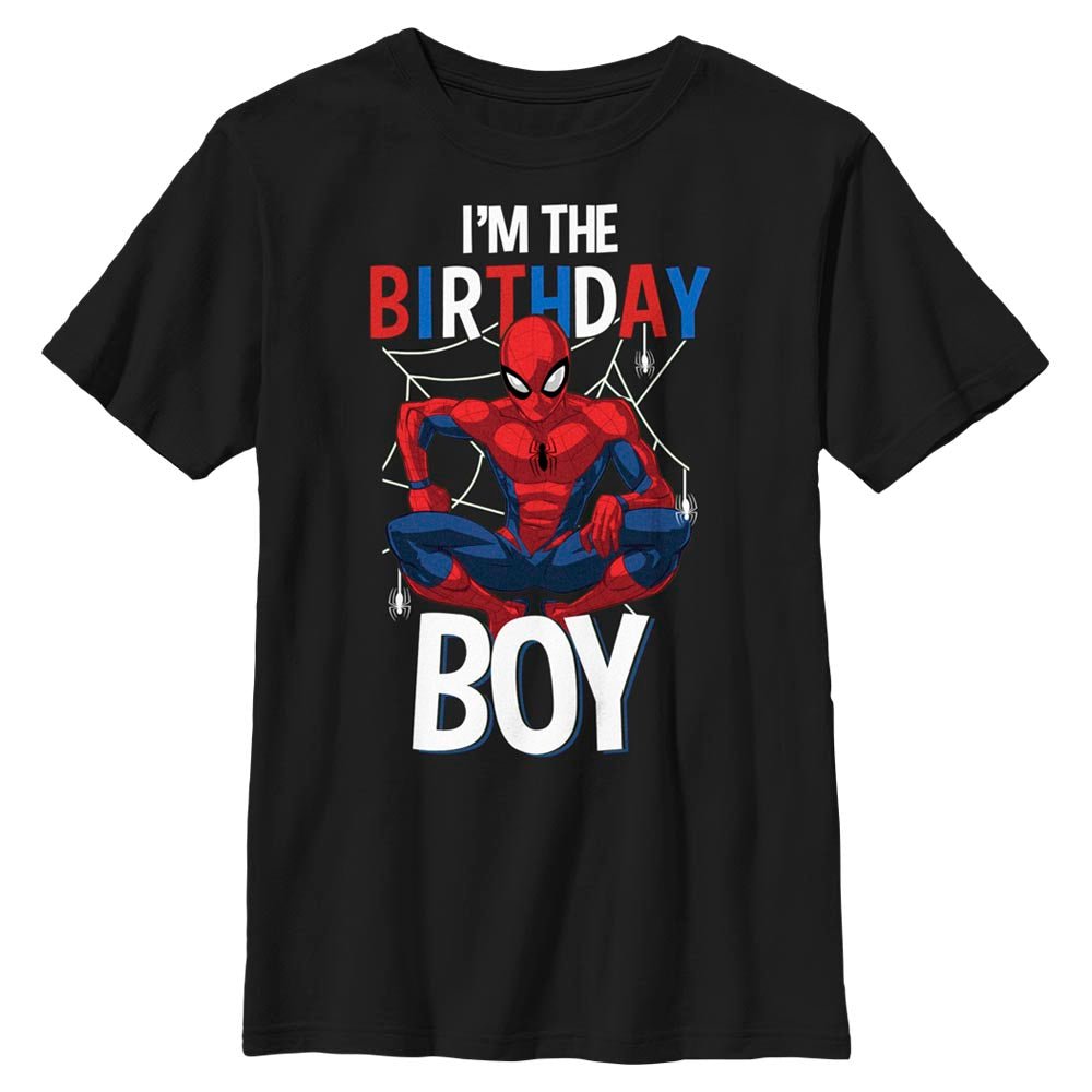 Boy's Marvel IÕm the Birthday Boy T-Shirt