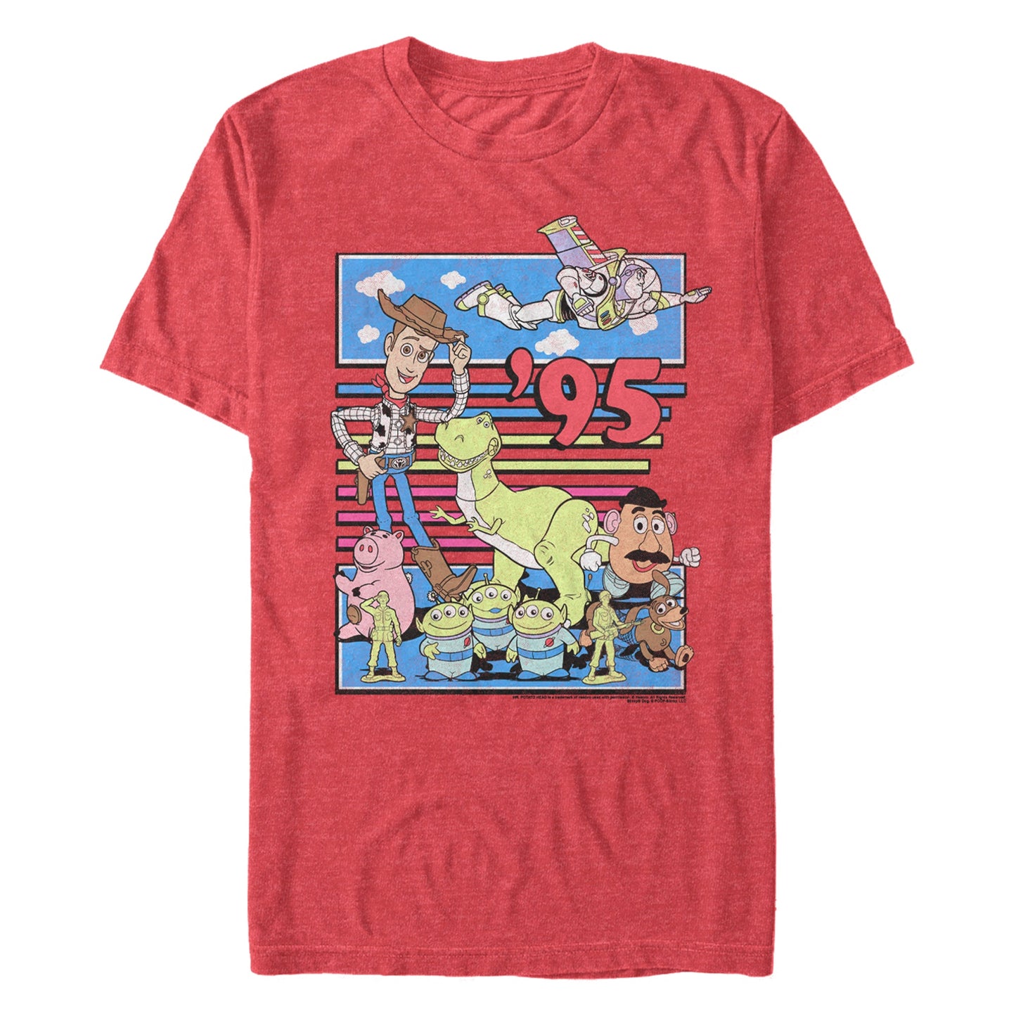 licensed Men's Disney Fast Toys T-Shirt