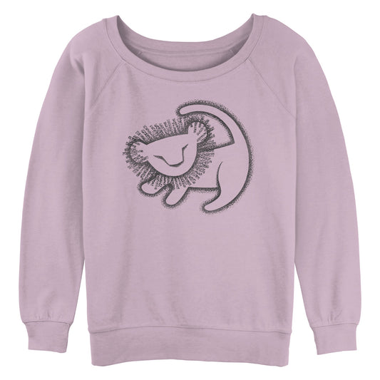 Junior's Disney Cave Painting Raglan Pullover